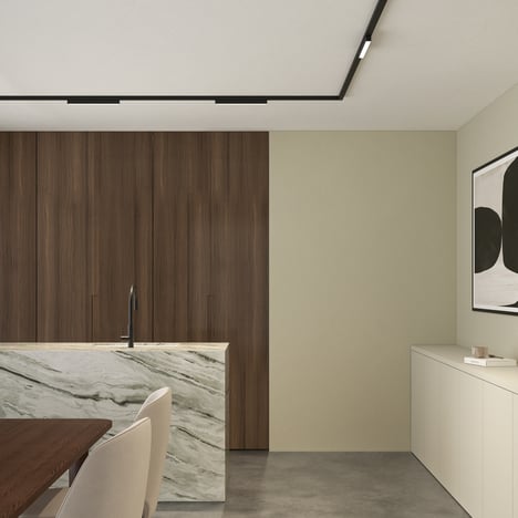 Linear 300 Fixed 48V Track DALI (1521003) in Matt Black - Insitu Image 2