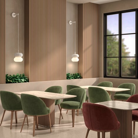 Wall Pendant (1184041) in Matt White - Insitu Image 2