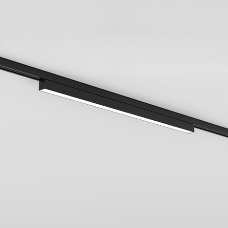 Linear 600 Fixed 48V Track DALI (1521005) in Matt Black - Product Image 1