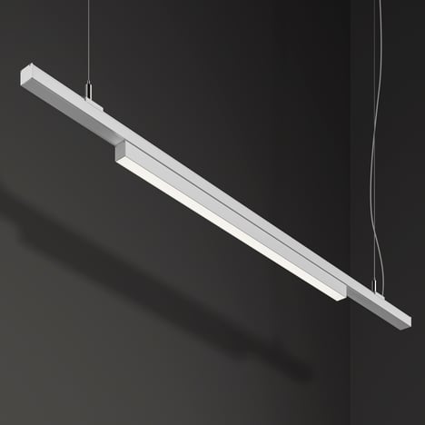 Linear 600 Fixed 48V Track DALI (1521006) in Matt White - Insitu Image 1