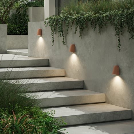 Mast Light Coastal (1317029) in Terracotta Concrete - Insitu Image 3