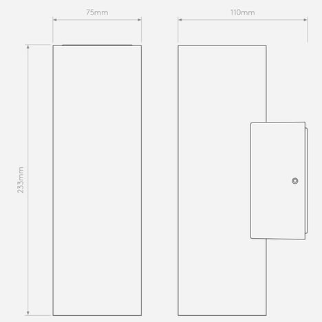 Tallinn Twin (1516002) in Antracita - Technical Drawing