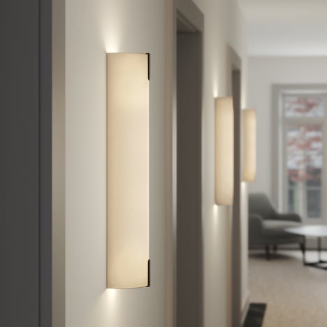 Wall Base 440 LED DALI (1367009) in Matt White - Insitu Image 1