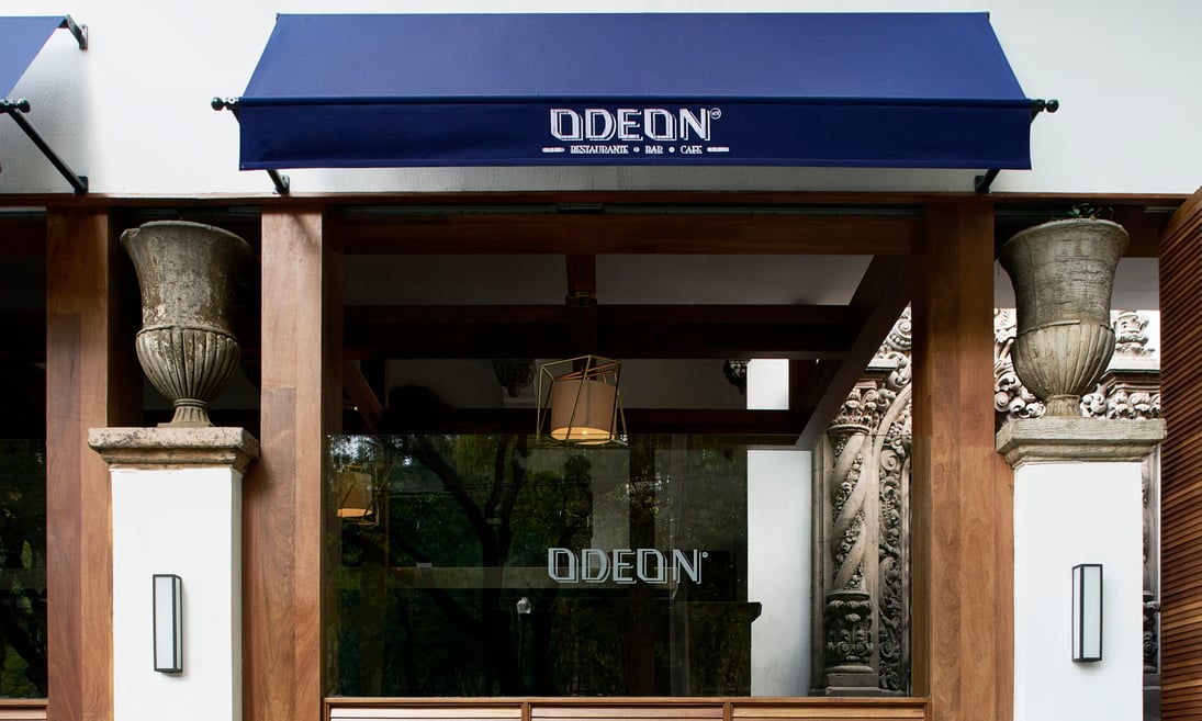 Odeon Bar & Restaurant, Mexico - Salerno wall
