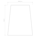 Cone 138 (5033002) in Putty Fabric - Technical Drawing Thumbnail