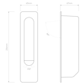Keta (1437024) in Cromo Pulido - Technical Drawing Thumbnail