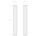 Boston 600 (1370013) in Polished Chrome - Technical Drawing Thumbnail