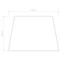 Soft Square 290 Shade (2 Pack) (5050003) in Putty Fabric - Technical Drawing Thumbnail