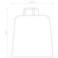 Camden 220 Shade (5051003) in Bronze - Technical Drawing Thumbnail