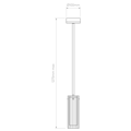 Ottavino Pendant (1411012) in Latón Cepillado Mate - Technical Drawing Thumbnail