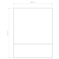 Ottawa (1474007) in Matt Brushed Brass - Technical Drawing Thumbnail