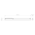 Linear 600 Fixed 48V Track DALI (1521006) in Matt White - Technical Drawing Thumbnail