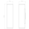 Ava 300 (1428021) in PVD Brushed Brass - Technical Drawing Thumbnail