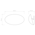 Dawn Wall (1519001) in Gips - Technical Drawing Thumbnail