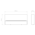 Mori 250 (1466006) in Textured Black - Technical Drawing Thumbnail
