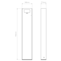 Mori Bollard Accessory 750 (6031004) - Technical Drawing Thumbnail