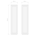 Boston 370 2700K (1370022) in Polished Chrome - Technical Drawing Thumbnail
