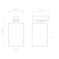 Can 75 Track 2700K (1396058) in Matt White - Technical Drawing Thumbnail