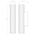 io 420 2700K (1409073) in Matt Black - Technical Drawing Thumbnail