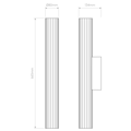 io 665 2700K (1409074) in Polished Chrome - Technical Drawing Thumbnail