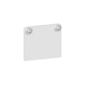 48V Single Track End Cap (6038022) in Matt White - Product Thumbnail 1