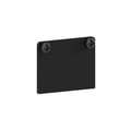 48V Single Track End Cap (6038021) in Matt Black - Product Thumbnail 1