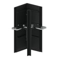 48V Double Track Corner Joint (6038019) in Matt Black - Product Thumbnail 1