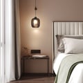 Pendant Wall Arm (6029010) in Matt Black - Insitu Thumbnail 1