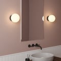 Tacoma Ribbed Glass Shade (5036004) in White (Opal) - Insitu Thumbnail 1