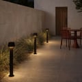 Nomad Bollard 700 (1484013) in Textured Black - Insitu Thumbnail 4