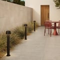 Nomad Bollard 700 (1484013) in Textured Black - Insitu Thumbnail 3