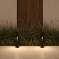 Mast Bollard 400 (1317023) in Textured Black - Insitu Thumbnail 2