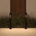 Mast Bollard 700 (1317025) in Textured Black - Insitu Thumbnail 2