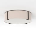 Ceiling Base 410 (1462002) in Blanco Mate with Elba Round 450 Shade (5042021) in Tela Color Masilla - Thumbnail