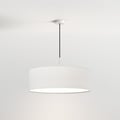 Cambria Pendant (1421012) in Matt White with Cambria 600 Shade (5038002) in White Fabric - Thumbnail