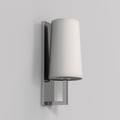 Riva 350 (1214001) in Polished Chrome with Cone 240 (5018004) in White Fabric - Thumbnail