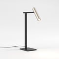 Leda Desk (1457002) in Mattschwarz with Leda Round Shade (5040001) in Nickel Matt - Thumbnail