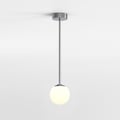 Nara Pendant (1464001) in Cromo Pulido with Nara Globe Glass (5039001) in Blanco (Ópalo) - Thumbnail