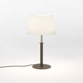 Club Table (1483001) in Bronze / Natural Brass with French Drum 330 Shade (2 Pack) (5047004) in White Fabric - Thumbnail