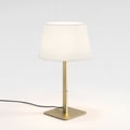 Beaumont Table (1480004) en Or Mat avec French Drum 330 Shade (2 Pack) (5047004) en Tissu Blanc - Thumbnail