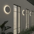 Eclipse Round 300 LED (1333011) in Grey Concrete - Insitu Thumbnail 2