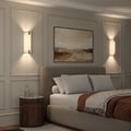 Elba 400 Wall (1469002) in Putty Fabric / Bronze - Insitu Thumbnail 2