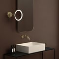 Mascali Round LED (1373027) in Matt Brushed Brass - Insitu Thumbnail 1