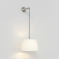 Tapered Round 400 Pleated Pendant (4005516) in Matt Nickel - Product Thumbnail 1
