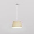 Tapered Round 400 Pleated Pendant (4005276) in Matt Nickel - Product Thumbnail 1