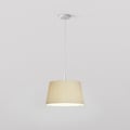Tapered Round 400 Pleated Pendant (4005324) in Matt White - Product Thumbnail 1
