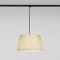 Tapered Round 400 Pleated Pendant (4005501) in Matt Nickel - Product Thumbnail 1