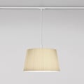 Tapered Round 400 Pleated Pendant (4005354) in Matt White - Product Thumbnail 1