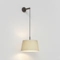 Tapered Round 400 Pleated Pendant (4005226) in Bronze - Product Thumbnail 1