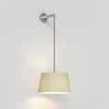 Tapered Round 400 Pleated Pendant (4005517) in Matt Nickel - Product Thumbnail 1